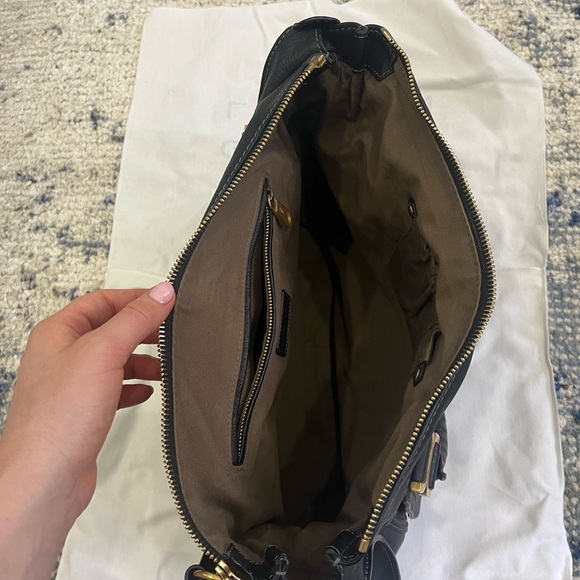 Chloe Marcie Large Double Carry Satchel Bag - Picture 9 of 10